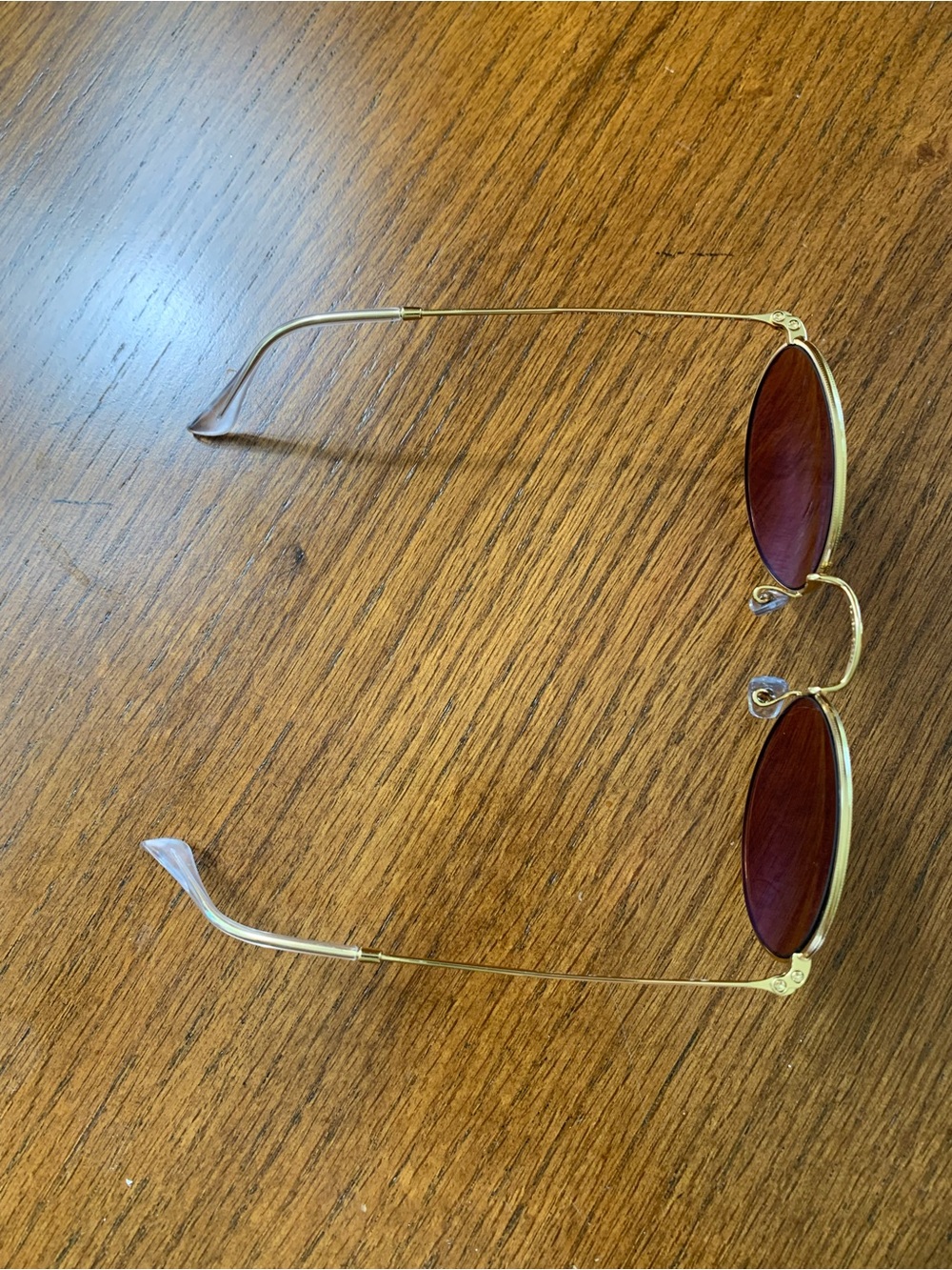 Ray-Ban Women Gold Frame Sunglasses with Pink Lenses PRESCRIPTION - Picture 2 of 8